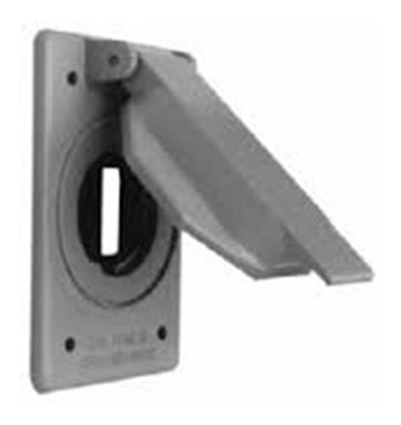 Placa Intemperie Fs Receptáculo 40mm Arrow Hart (10 Piezas)