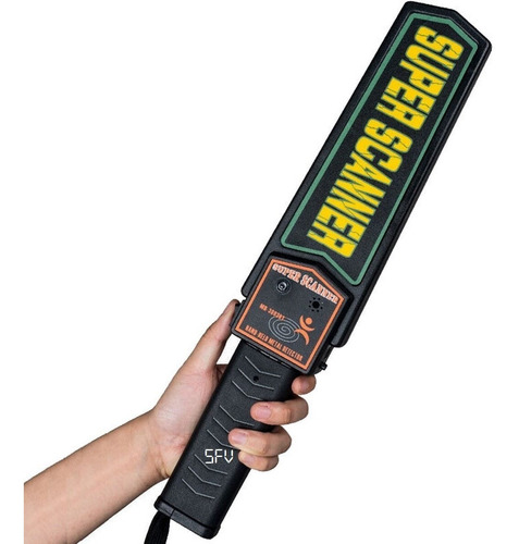 Imagen 6 de 8 de Detector De Metales Tipo Manual Batería Incluida Seguridad