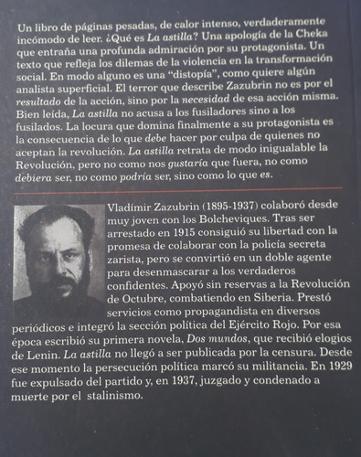 La Astilla - Vladimir Zazubrin - Introd Eduardo Sartelli (Usado)