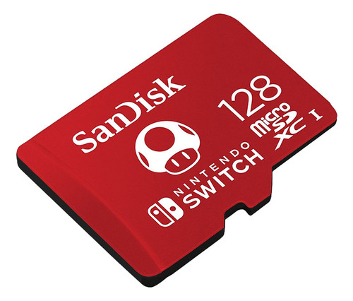 Tarjeta de memoria Sandisk Microsdxc 128 GB para Nintendo Switch con funda
