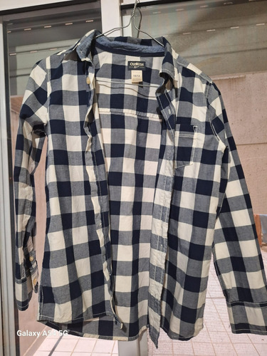 Camisa Niño Import Oshkosh Talle12 Manga Larga