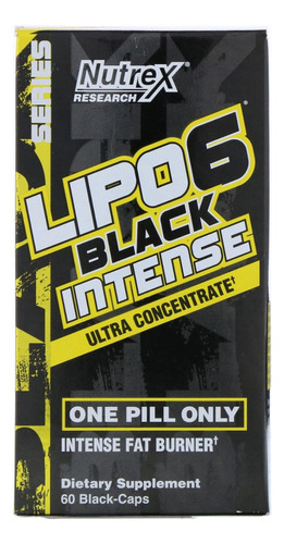 Lipo 6 Black Intense Quemador De Grasa 60 Capsulas