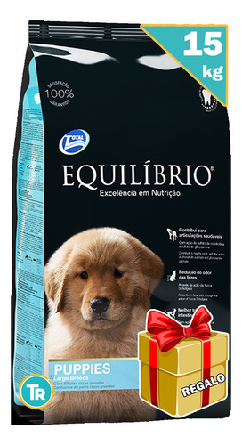 Equilibrio Cachorros Razas Grandes 15 Kg + Obsequio Y Envío 