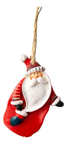 2 Adornos Para Árbol De Navidad, Colgantes Papá Noel