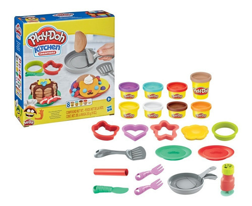 Set De Masas Hasbro Play-doh Creatividad Cuenta Con 8 Piezas