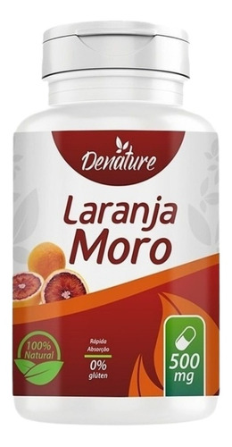 Laranja Moro 500mg 100 Cápsulas Denature Sabor Without flavor