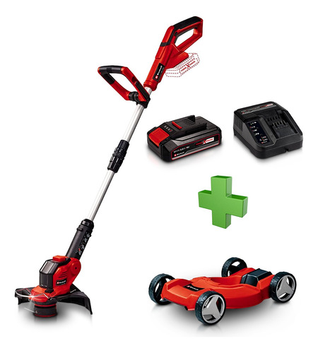 Imagen 1 de 10 de Bordeadora Inalambrica Einhell Tanza Con Carro + Kit Bateria