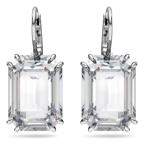 Pendientes Swarovski Millenia Drop Con Cristal Octagonal Tra