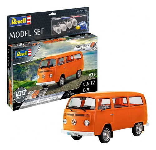 Kit Revell Model Set Easy-click Vw Bus 1/24 Completo 67667