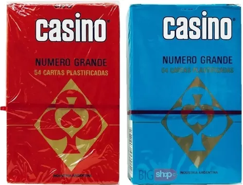 NAIPES CASINO POKER 54 PLASTIFICADOS