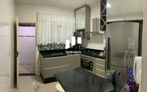 Imagem 2 de 13 de Lindo Sobrado Em Condomínio Fechado Residencial No Tude Bastos, Praia Grande Sp.
