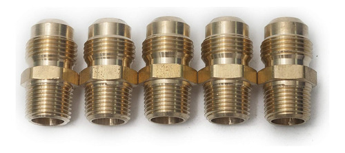 Latón Abocinado 1/2  Od X 3/8  Macho Npt Conector De T...