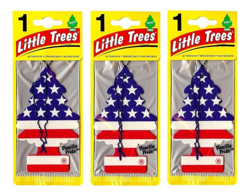 Little Trees árvore pinheiro baunilha kit 3