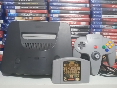 Nintendo 64 + Jogo Preto (Usado)