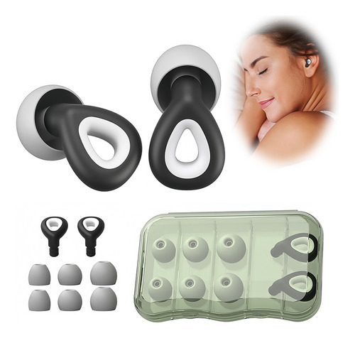 Tapones Auditivos Silicona Dormir Oídos Reducción De Ruido