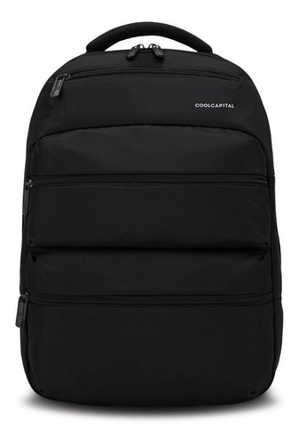 Mochila Notebook Coolcapital Sarec 15,6 Negra Cc-b75877 Color Negro