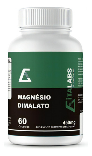 Magnésio Dimalato Saúde Óssea E Muscular - 550mg 60 Cápsulas