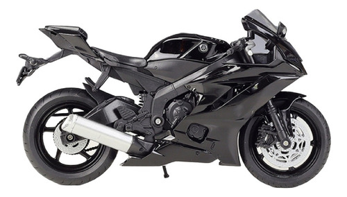 Motocicleta 2020 Yamaha Yzf-r6 Negro 1/12 [s]