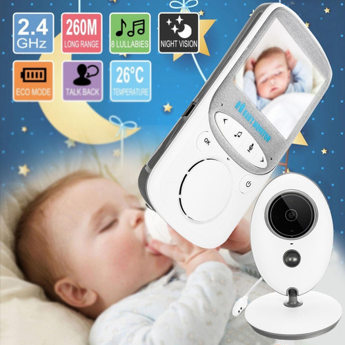 Video Monitor De Bebe Vb 605 Inalámbrico Audio Bidireccional