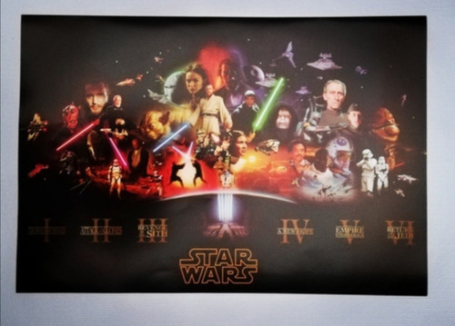 Poster Star Wars Trilogias 