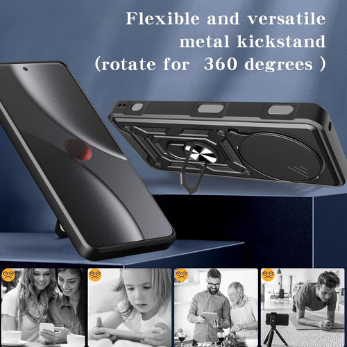 Funda Para Zte Blade V70 Max Carcasa Protección Cámara + Mica