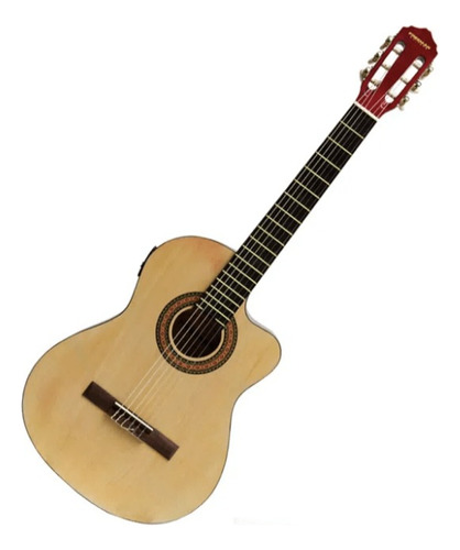 Guitarra Electroacustica Nylon Natural Zaragoza 551bceq/n