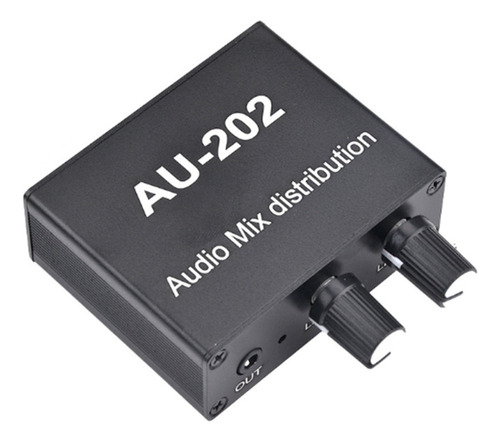 Au-202 2 Input Stereo Mixer Audio Distributor 1