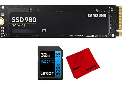 Paquete Samsung 1tb Ssd Nvme Pcie 3.0 + Tarjeta Sd Lexar 32g