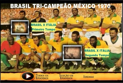 Imagem 5 de 10 de Dvd Documentário Jogos Da Copa Do Mundo 1970 - Raro (11dvds)