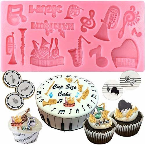 Funshowcase Mini Instrumentos Musicales Clef Notes Mold...