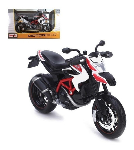 Moto De Colección Ducati Hypermotard Sp  Escala 1:12 Maisto