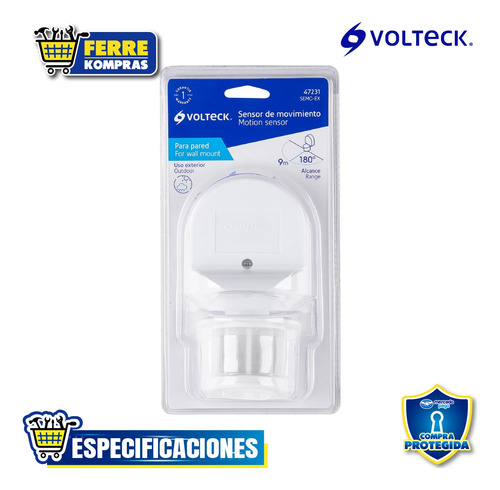 Sensor De Movimiento Para Exterior Volte