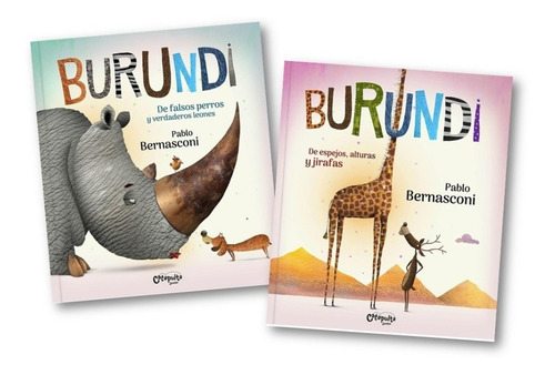 ** Combo 2 Libros Burundi ** Pablo Bernasconi