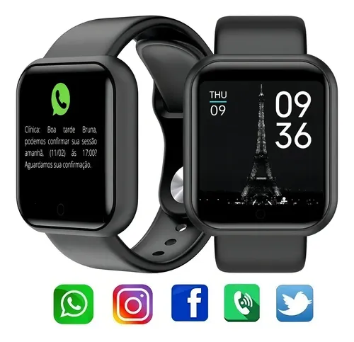 Smartwatch Boas D20 Fitness para Android...