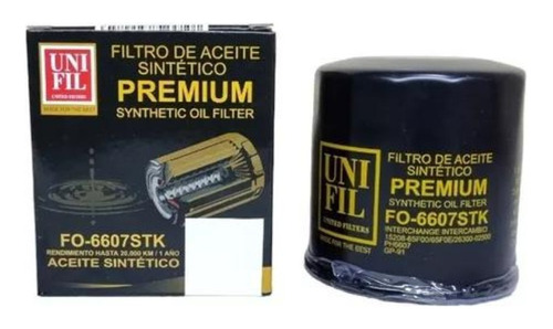 Filtro Aceite Unifil Versa/march/d23 Fo-6607stk Sintético