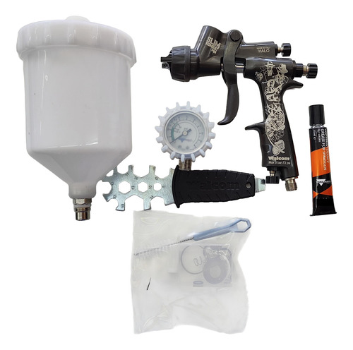 Pistola De Gravedad Walcom Slim Kombat Pro Gangster Edition