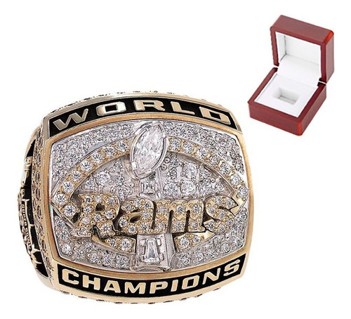 Nfl - Anillos De Campeonato De Los St. Louis Rams 1999