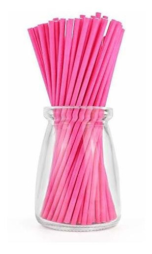 Dealglad 100pcs Sticks Papel Lollipop Lechón Para Cake Pops 