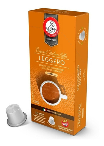 Capsulas De Cafe Leggero X10 San Giorgio Compatible