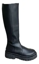 Comprar Botas Mujer Bucaneras Plataforma Negro Suela Taco Alto Moda