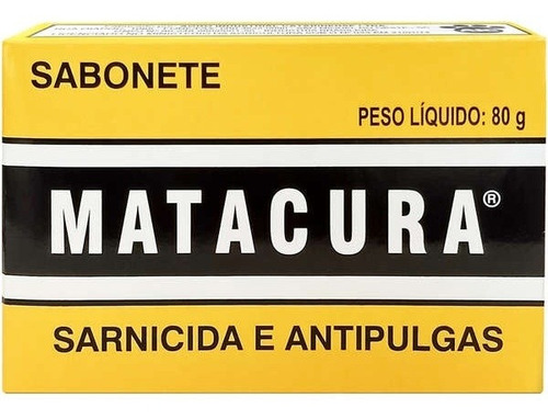 Sabonete Matacura Sarnicida E Antipulgas Para Cães