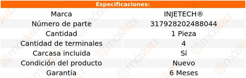 1- Sensor Flujo Aire Maf Astra 1.8l 4 Cil 2000/2003 Injetech