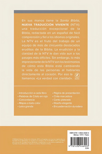 Santa Biblia Ntv, Edición Personal Rosa Pjr