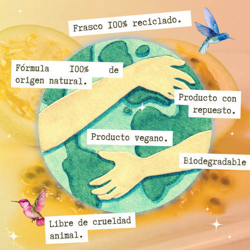 Jabón Líquido Gel Ciruela Flor Vainilla 300ml Natura Tododia