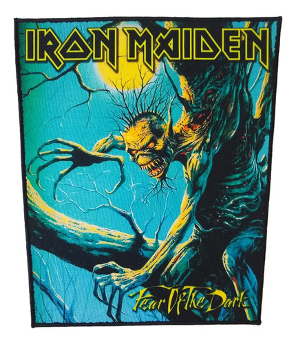 Espaldera Iron Maiden Fear Of The Dark Maniametal