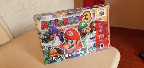 Mario Party 3 N64 Completo Caja Y Manuales (Usado)