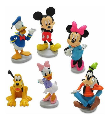 Mickey Mouse Play Set X 6 Pzas Mickey Y Amigos Disney Store