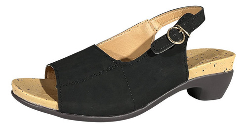 Zapatos L Cómodos Y Elegantes De Tacón Bajo Y Grueso For Mu