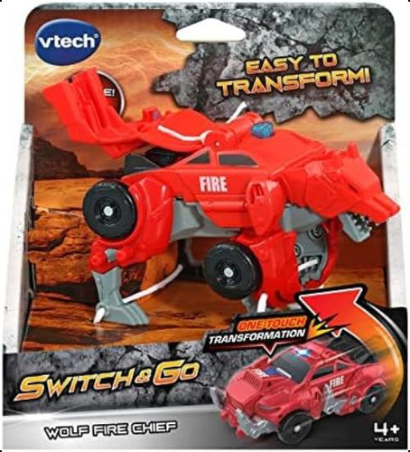 Vtech Switch Y Go Wolf Jefe De Bomberos, Rojo