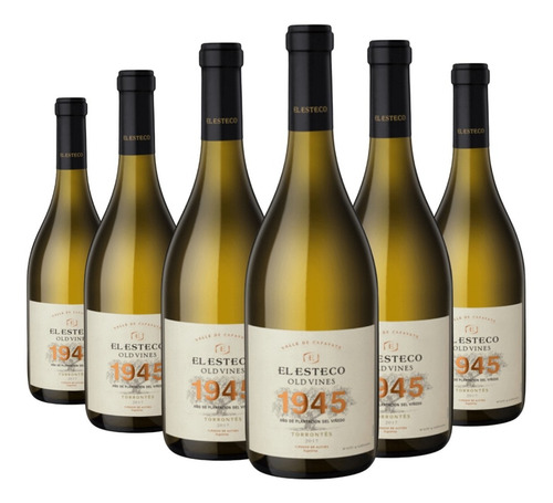 Imagen 1 de 10 de Vino El Esteco Old Vines 1945 Torrontés Caja X 6 X 750ml.